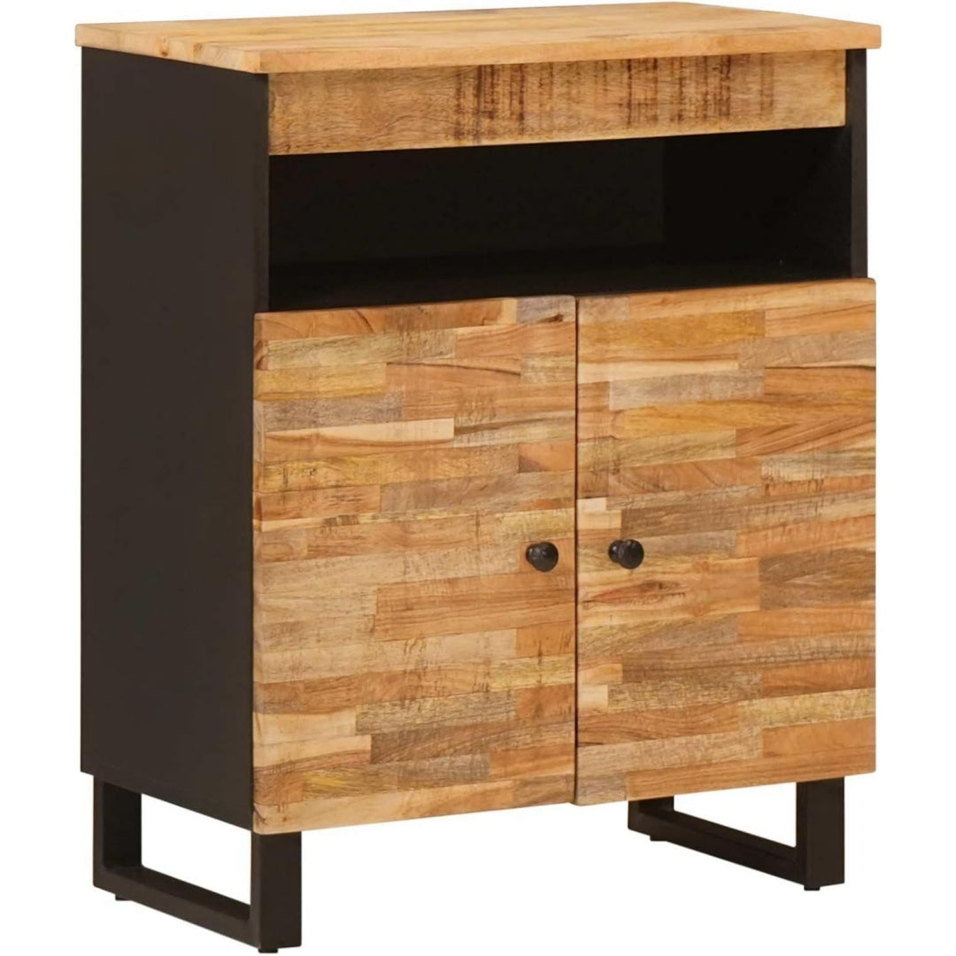 2 Tueren an dem Sideboard mit den Massen 60 x 33 x 75 cm